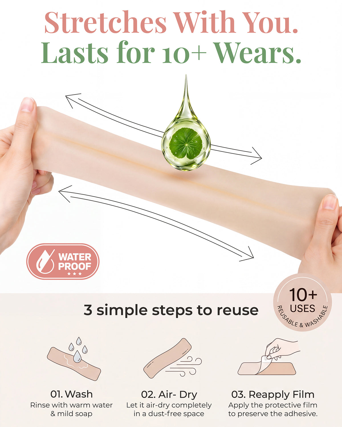 Centella Silicone Boob Tape Set for Lift