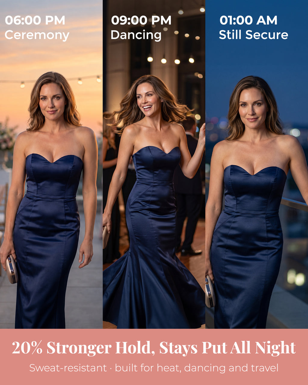 Centella Adhesive Push-Up Bra, Strapless and Backless