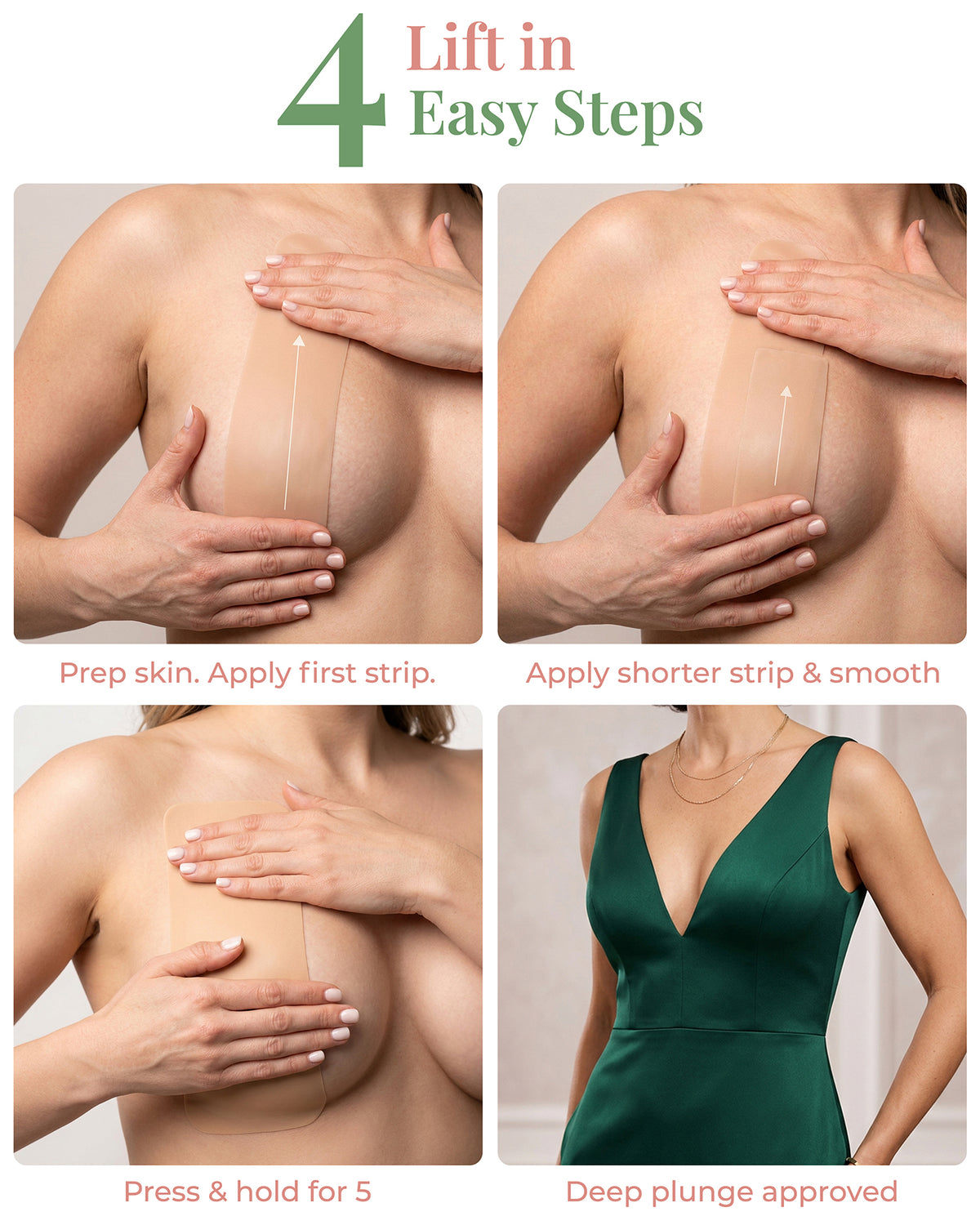 Centella Silicone Boob Tape Set for Lift